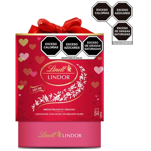 Chocolates Lindor Vday Cube 84 G