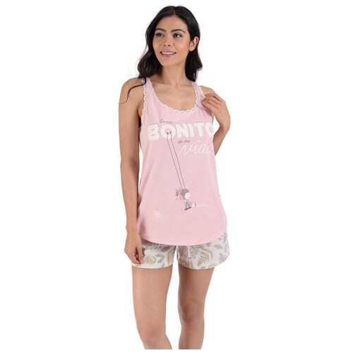 Pijama Top Niña Columpio Y Short Sho Shi