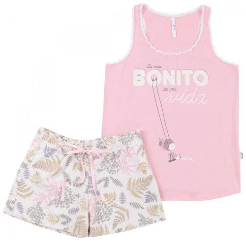 Pijama Top Niña Columpio Y Short Sho Shi