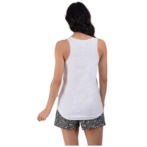 Pijama Top Ratón Y Mariposas Y Short Sho Shi