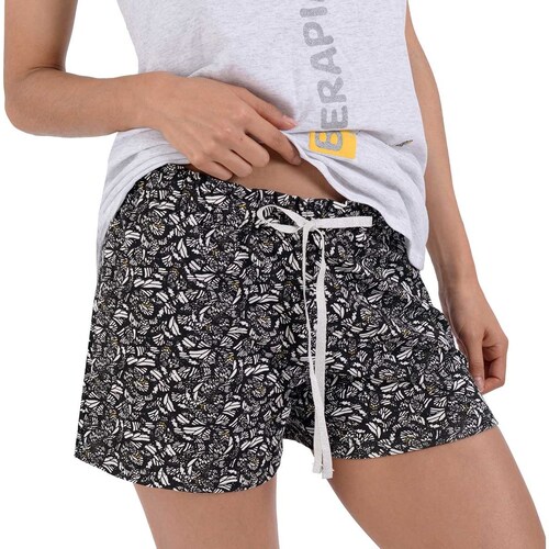 Pijama Top Ratón Y Mariposas Y Short Sho Shi