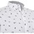 Camisa Blanca Estampada Manga Corta para Caballero Modelo E4102 Cavalatti