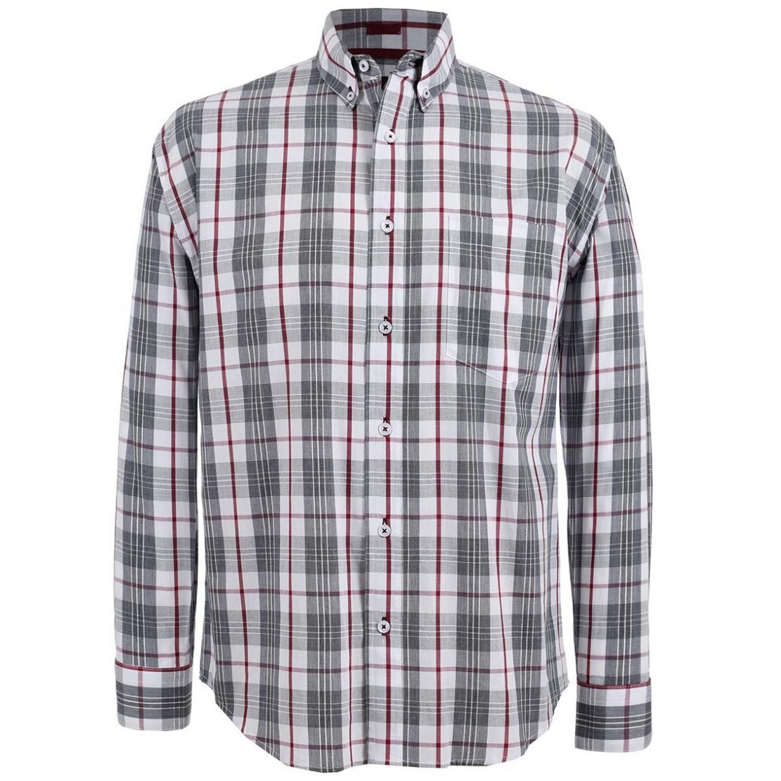 Camisa para caballero manga corta a cuadros azul modelo vr2418 polo club -  Sears