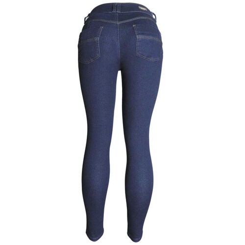Jeans Pomp Skinny con Pretina Delgada Y Cintura Media Mussa