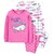 Pijama Rosa de 4 Piezas para Bebé Carters Modelo 2J909810