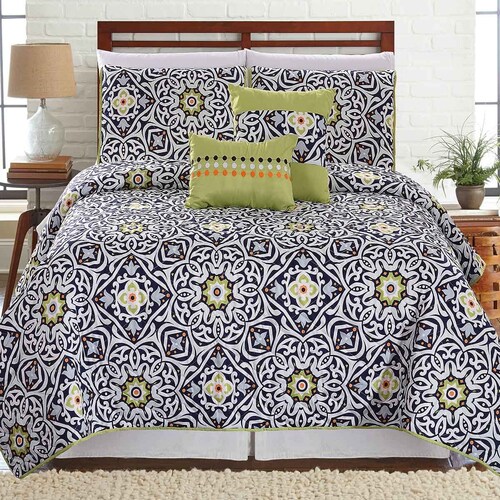 Sobre Cama Azul Pct - King Size