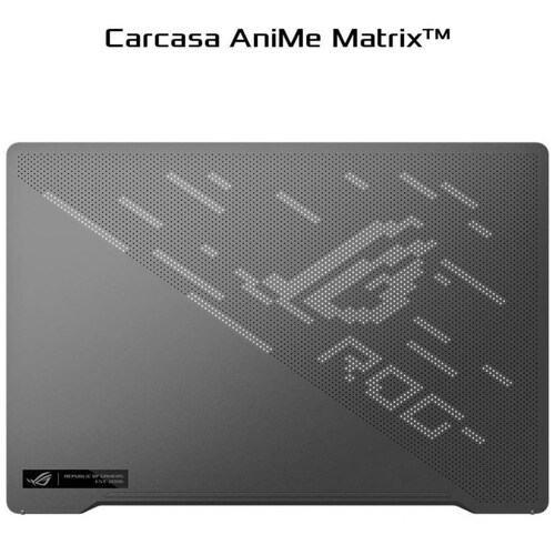 Laptop Gamer Asus 14" Rog Ga401Iv-He182T R9 16Gb 1Tssd Rtx2060 Gris Animatrix + Funda