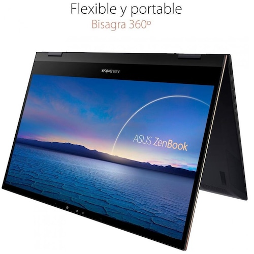 Laptop Zenbook 13.3" Asus Ux371Ea-Hl018T Ci7 11Th 16Gb 512Gb Negra + Funda