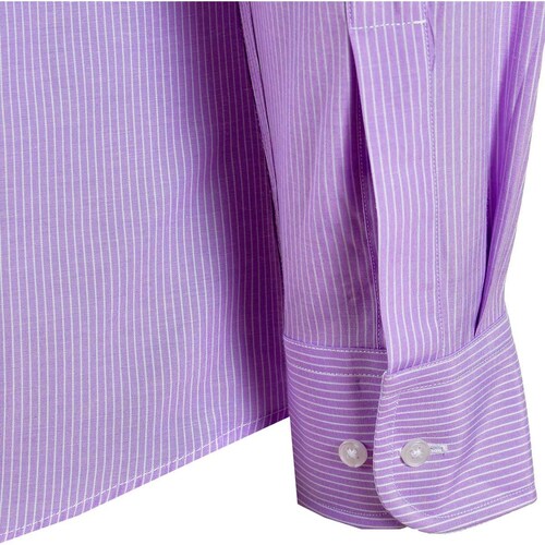 Camisa de Vestir Slim Fit Lila para Hombre Carlo Corinto Modelo Elo Secf1119 Ses