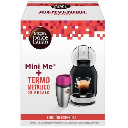 Maquina Minime Blanca +Termo Met&aacute;lico Nescaf&eacute; Dolce Gusto