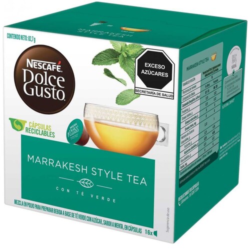 16 Cápsulas de Marrakesh Nescafe Dolce Gusto