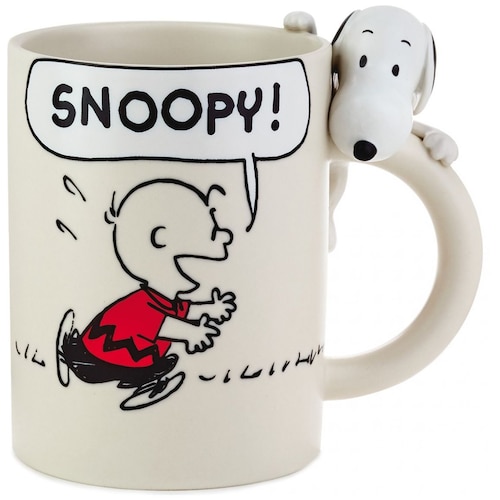 Taza Beige de Cerámica Peanuts® Snoopy Charlie Brown