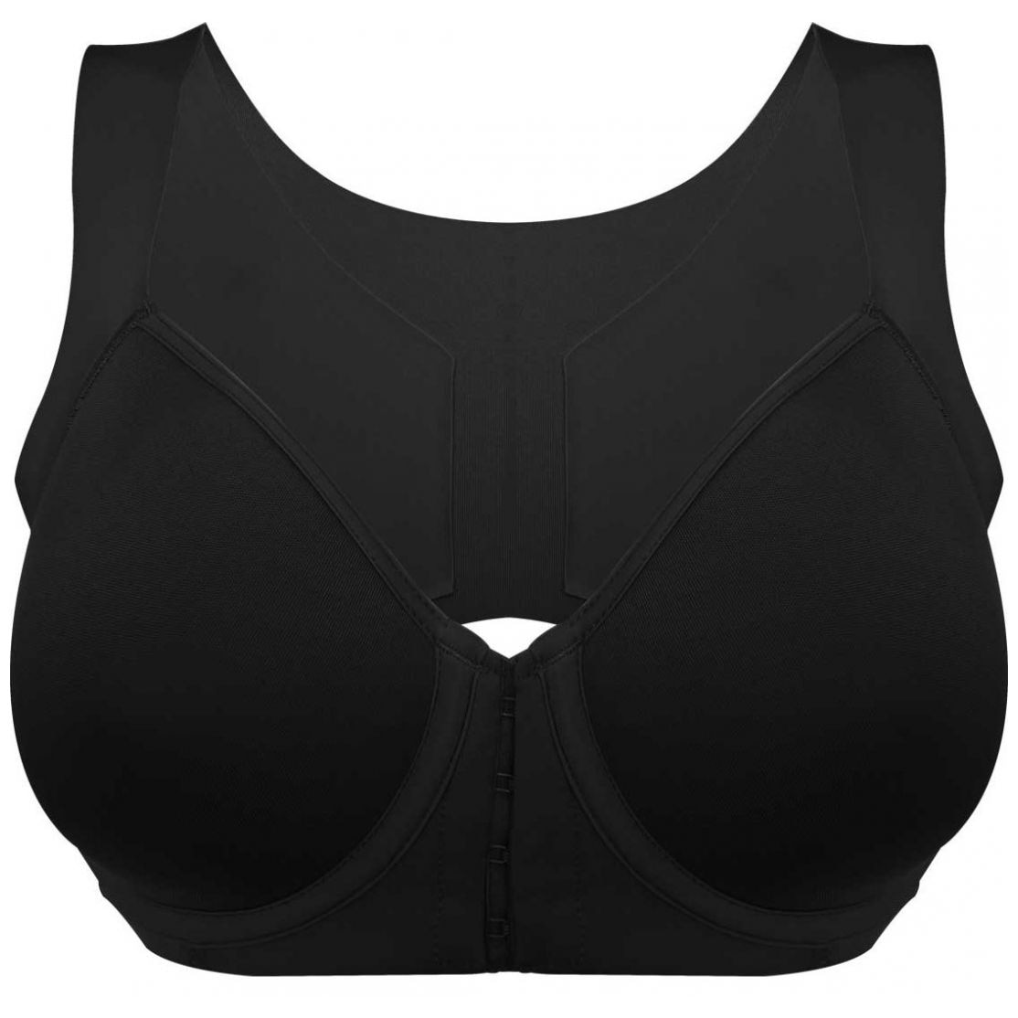 Reggiseno Playtex 18 Ore Postura – Chiusura Frontale, Senza Fili, Nero – Modello E525