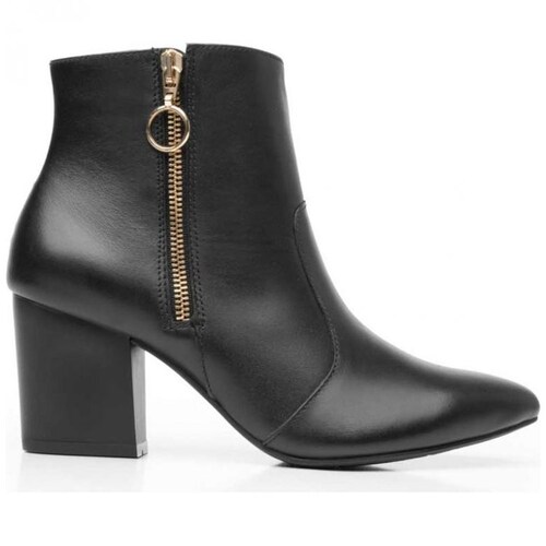 Shootie para Dama con Cierre Color Negro Flexi