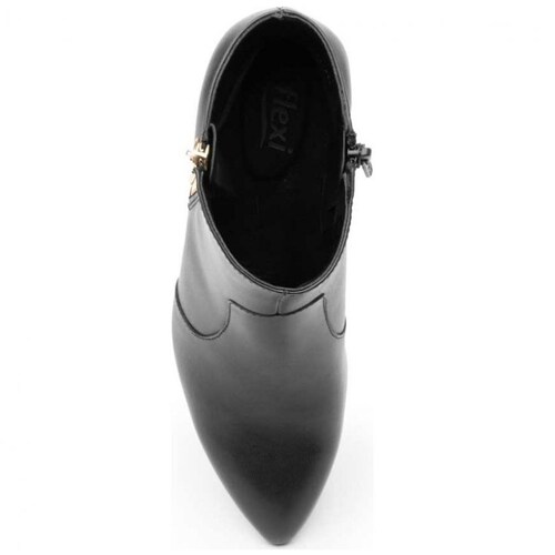 Shootie para Dama con Cierre Color Negro Flexi