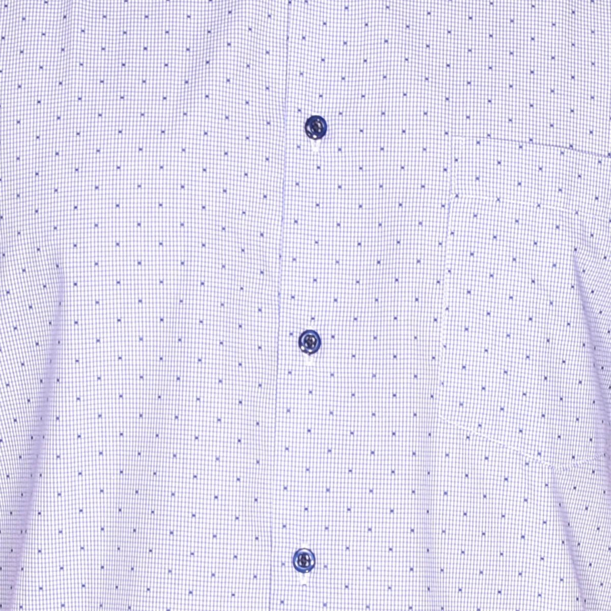 Camisa Azul Manga Corta para Caballero Bruno Magnani Modelo U398