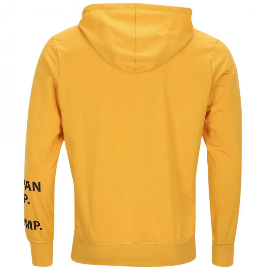 Sudadera Mostaza con Capucha Y Estampado para Caballero Fukka Modelo B17B510