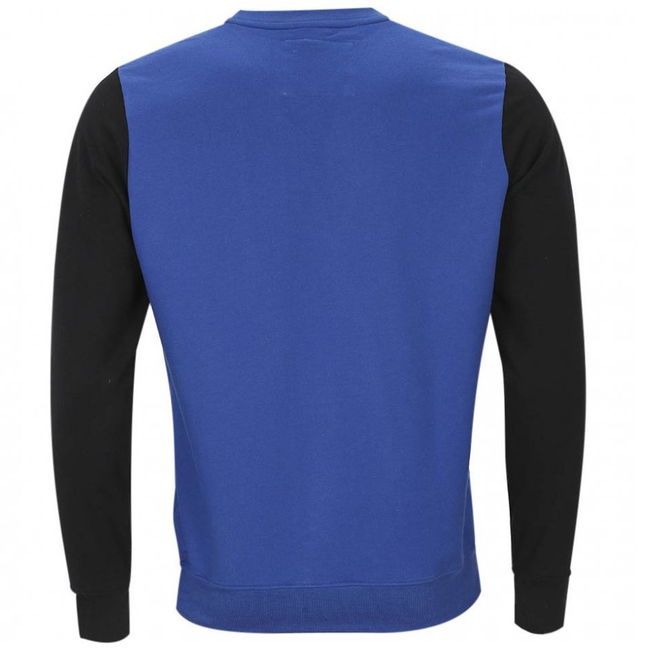 Sudadera Azul Medio con Mangas Negras para Caballero Fukka Modelo B17B514