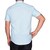 Camisa Azul Medio Manga Corta para Caballero Lombardi Modelo Lb2107