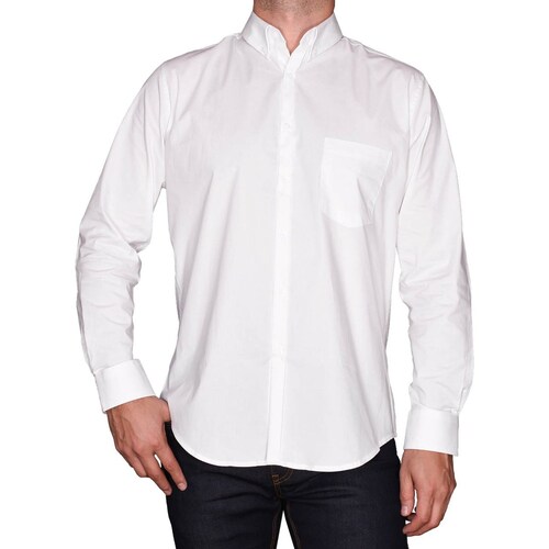 Camisa Blanco Manga Corta para Caballero Lombardi Modelo Lb2121B