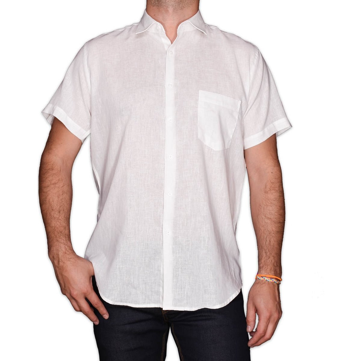 Camisa Blanca Manga Larga para Caballero Lombardi Modelo Lb2125