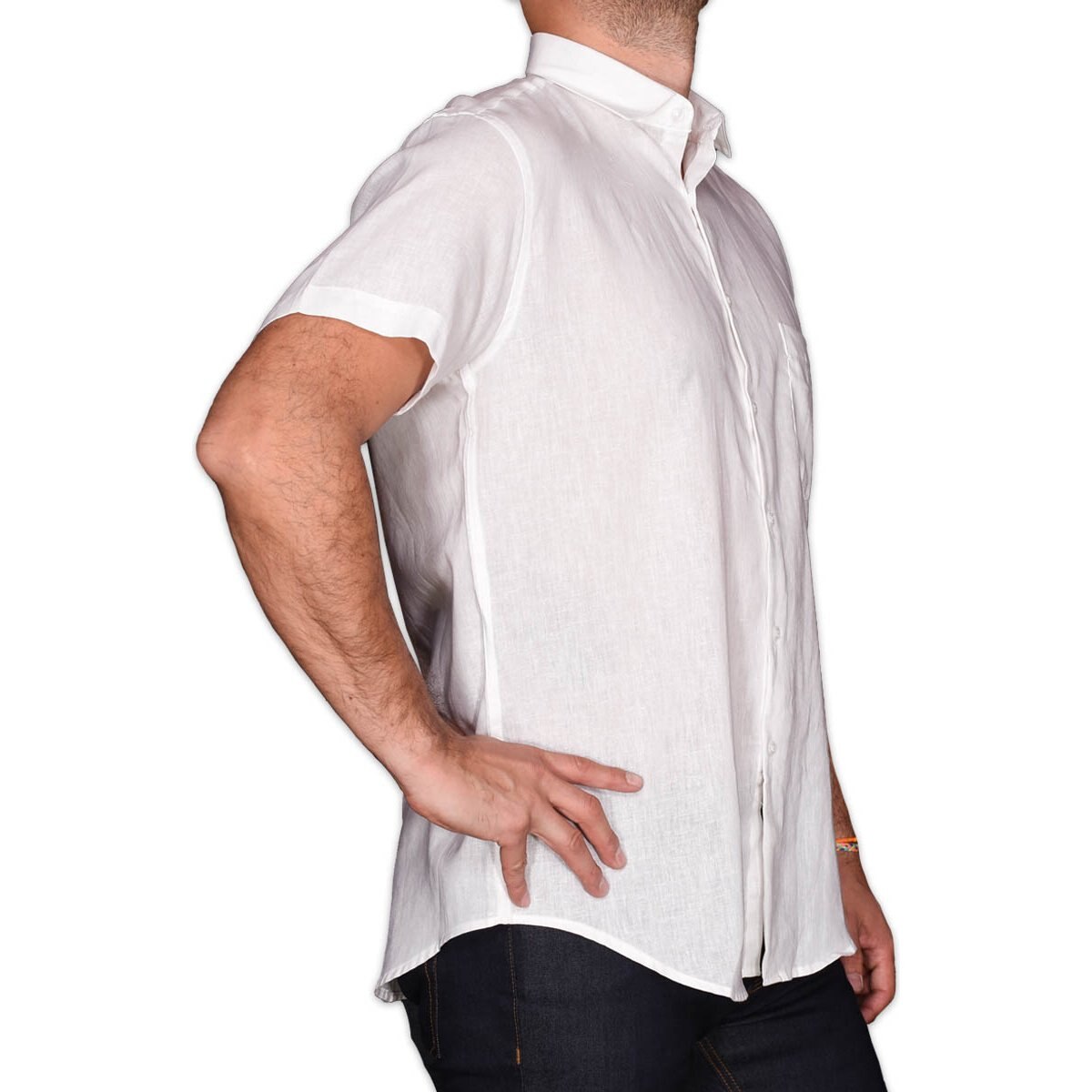 Camisa Blanca Manga Larga para Caballero Lombardi Modelo Lb2125