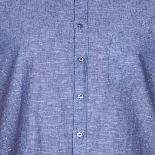 Camisa Azul Medio Manga Corta para Caballero Lombardi Modelo Lb2129