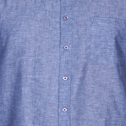 Camisa Azul Medio Manga Corta para Caballero Lombardi Modelo Lb2129B