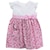 Vestido Rosa Combinado con Moño en Cintura para Bebé  Lovely Lulu Modelo Zc4105