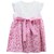 Vestido Rosa Combinado con Moño en Cintura para Bebé  Lovely Lulu Modelo Zc4105