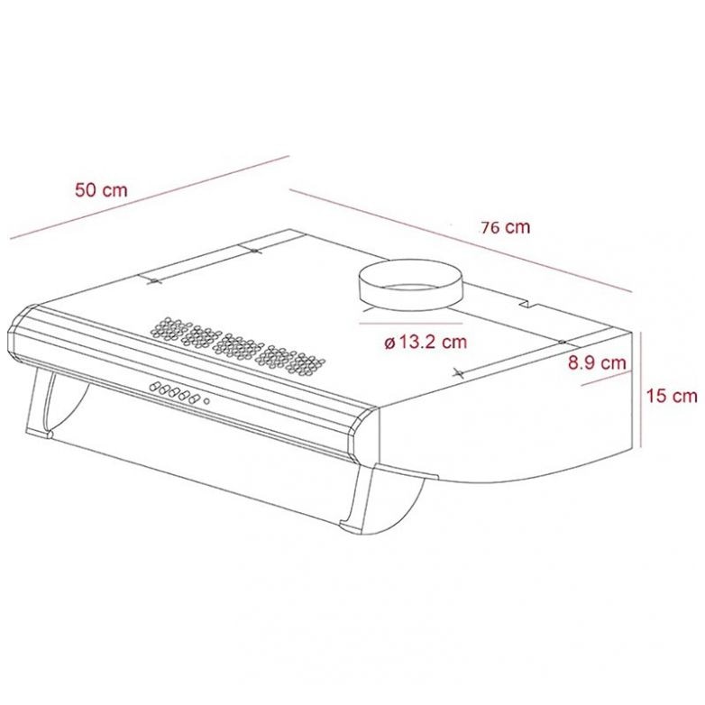 Campana C-7310 Inox 3 Vel. Teka