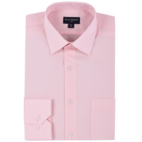 Camisa de Vestir Regular Bruno Magnani Color Rosa para Hombre Modelo Elo Bm85001Rs