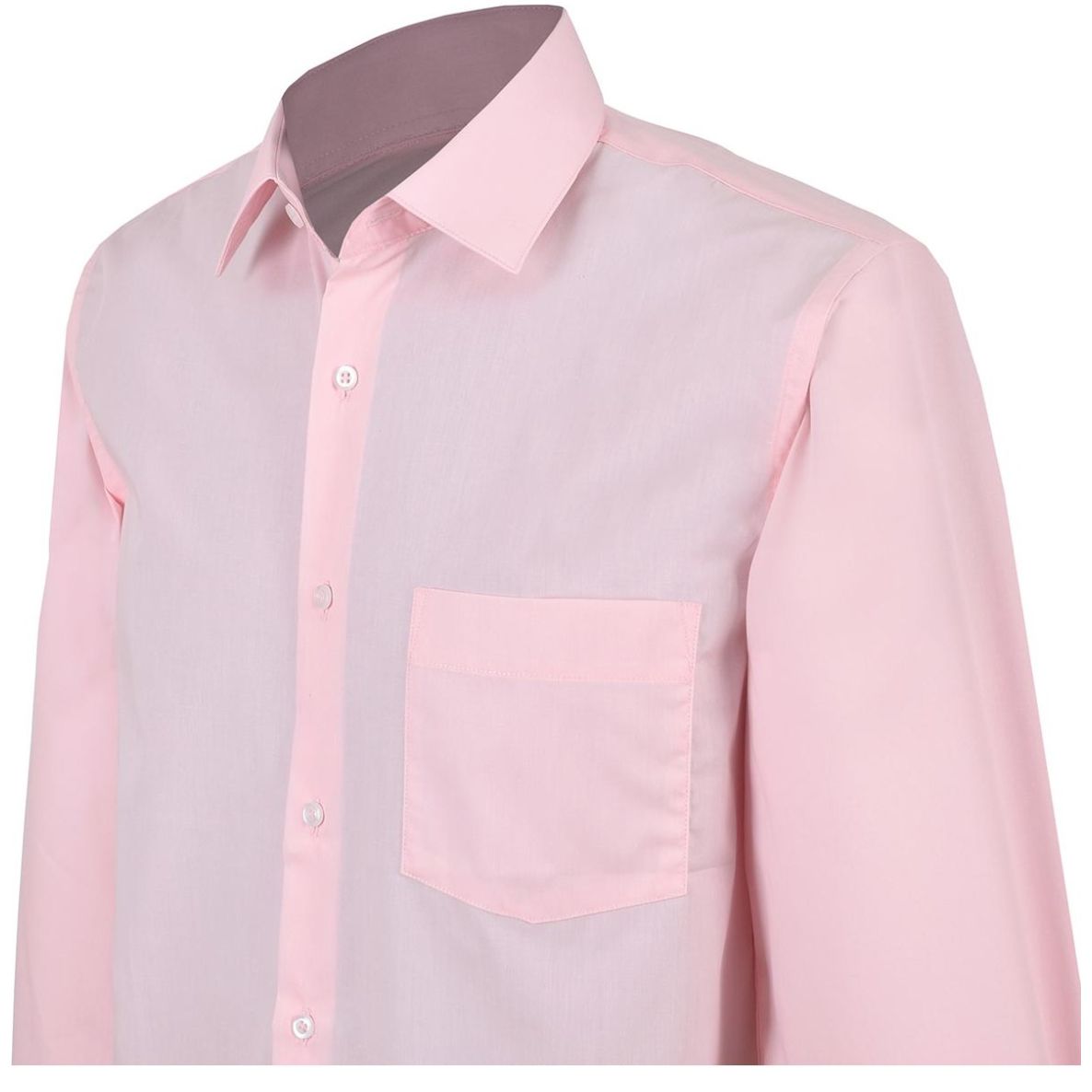 Camisa de Vestir Regular Bruno Magnani Color Rosa para Caballero Modelo Bm-85001-Rs