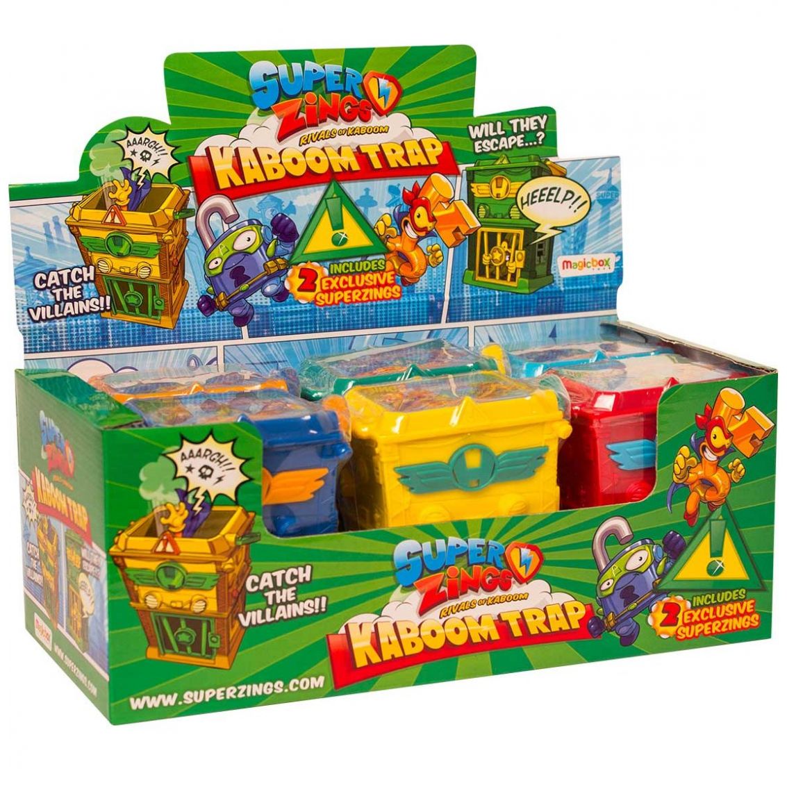 Trampa Kaboom Superzings Bandai
