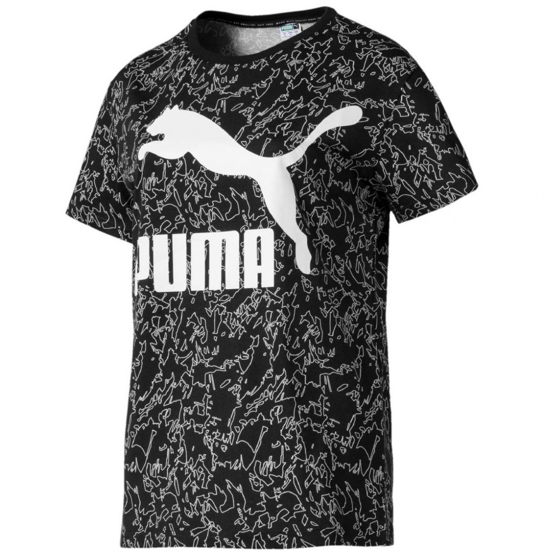 playera puma negra