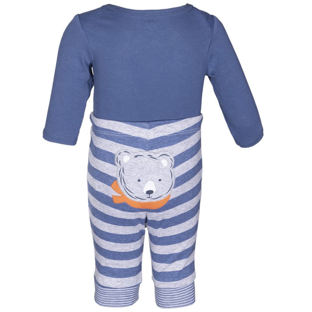 Conjunto Body, Leggins Y Gorro de Oso para Bebé Best Beginnigs Modelo Sch00614N