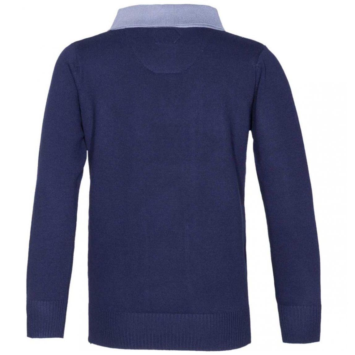 Suéter Tejido con Cuello Camisero para Niño Modelo Y1210N Studio si