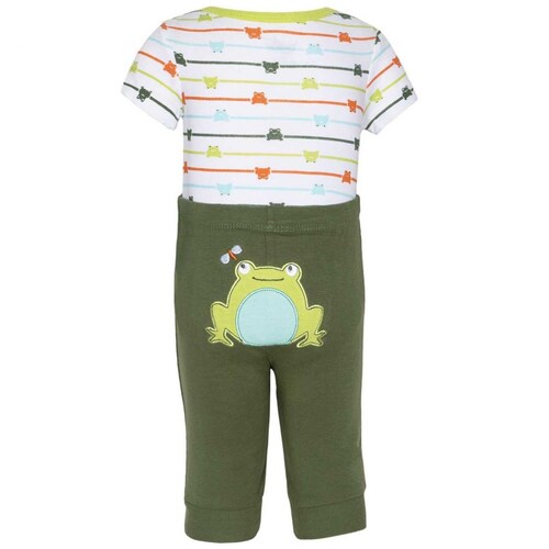 Conjunto Pantalón, Pañalero Y Gorro de Rana para Bebé Best Beginnigs Modelo Sch00536N