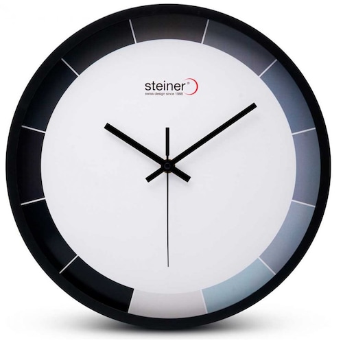 Reloj de Pared Blanco Steiner Wake Up Modelo 3325-Yz