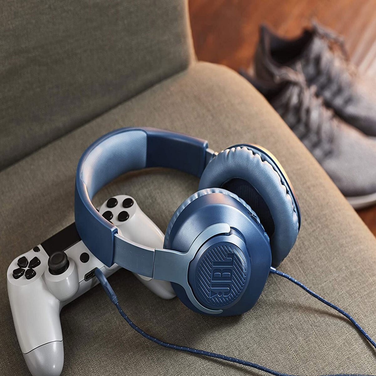 Diadema Gaming Quantum 100 Azul Jbl
