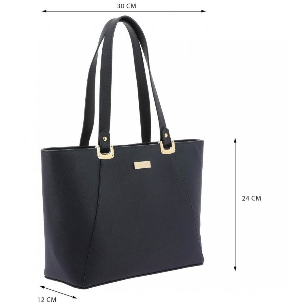 Bolsa Tote con Charm Metálico Westies