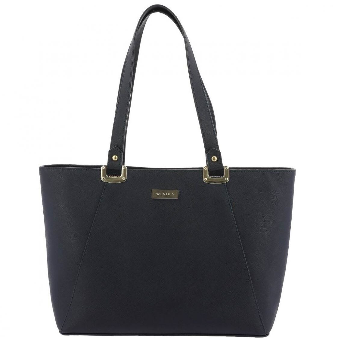 Bolsa Tote con Charm Metálico Westies