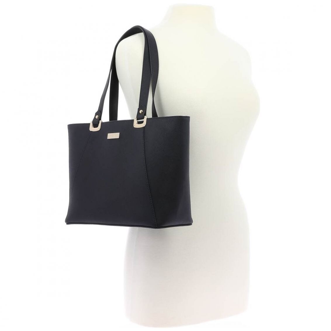 Bolsa Tote con Charm Metálico Westies