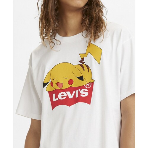 Playera Blanca Estampada Unisex  Levi's® X Pokémon