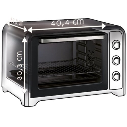 Horno 40 L con Rosticero T-Fal - de Regalo una Freidora