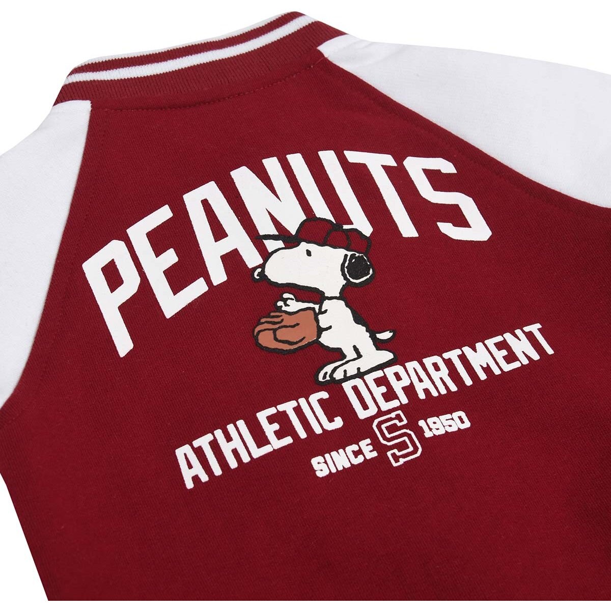 Chamarra beisbolera para niño snoopy modelo 21016-4 - Sears