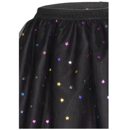Falda Negra con Estampado de Estrellas para Niña Modelo Y1451A Studio si