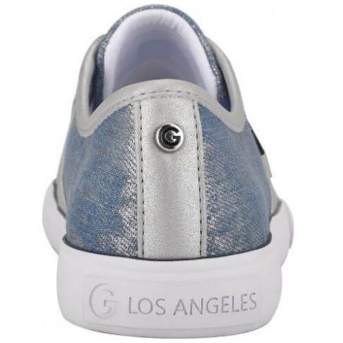 Tenis Azul de Material Textil Y Punta Redonda G By Guess