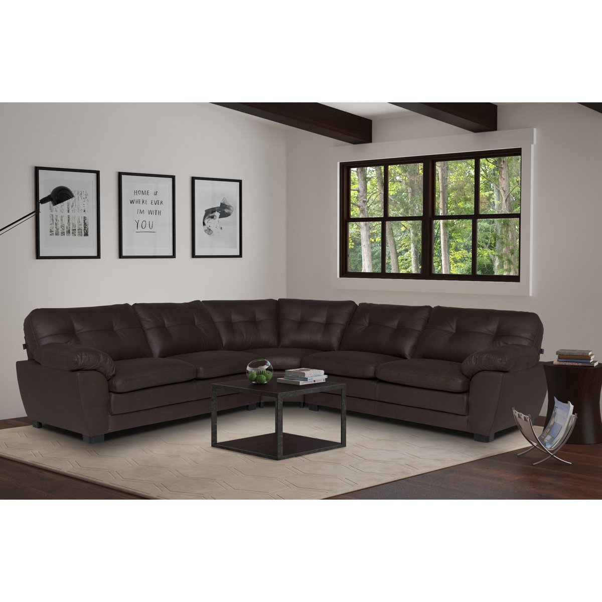 Sala Curva Yezzi Ii Cerd Dark Chocolate Boal