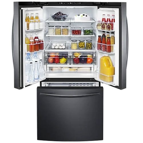 Refrigerador Samsung French Door 22Ft Rf221Nctasg/em Negro